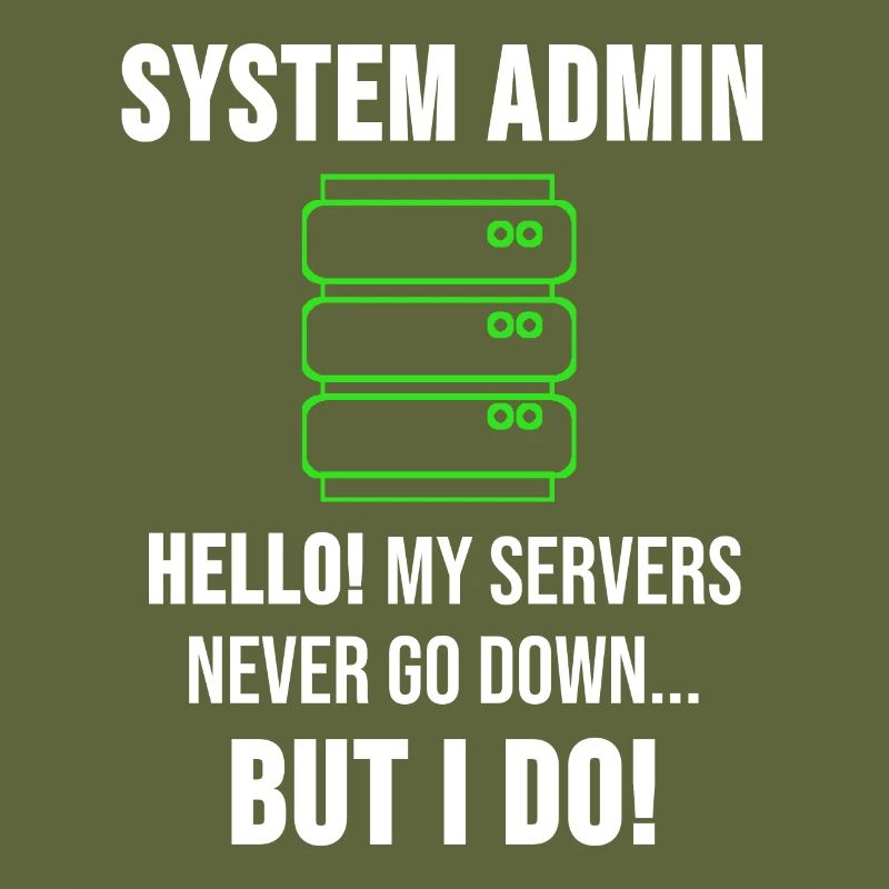 System Admin Administrator Server Geschenk