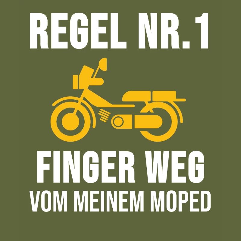 Moped Mofa Rollerfahrer Roller Sprüche Geschenk