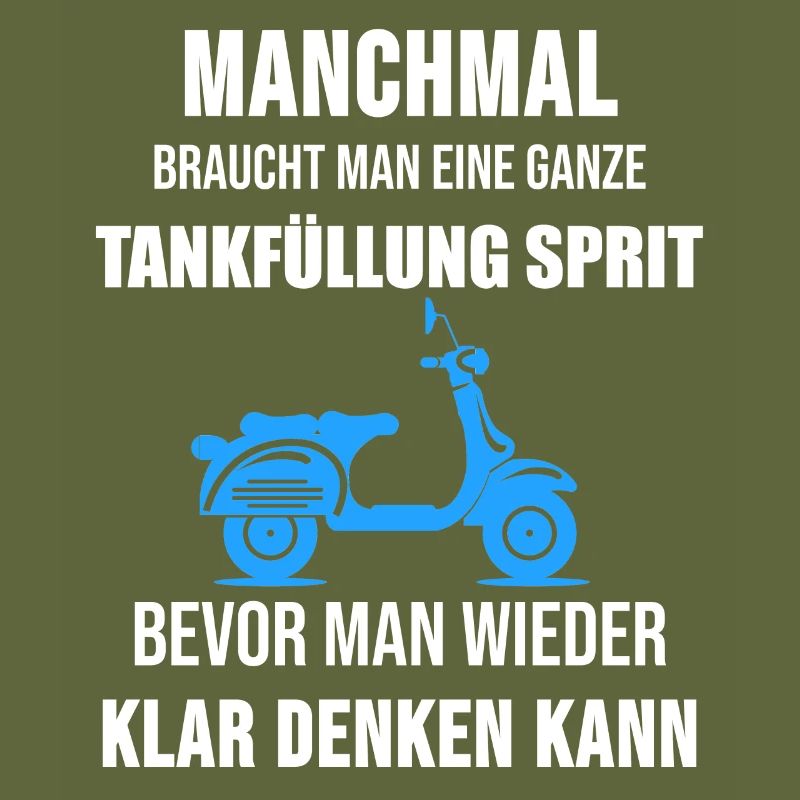 Moped Mofa Rollerfahrer Roller Cooles Geschenk