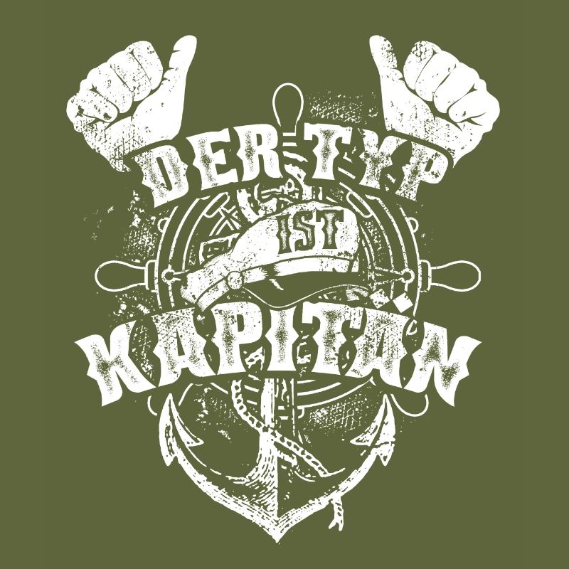 Der Typ Ist Kapitän Bootsführerschein Geschenk