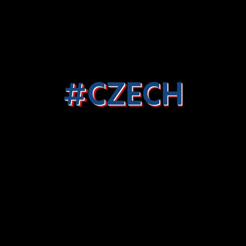 Czech Hashtag Tchèque Tchèque Tchèque