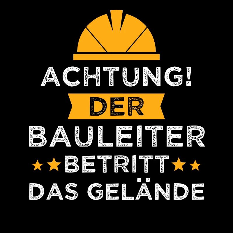 Bauleiter Baustelle Bauarbeiter Bauherr Geschenk