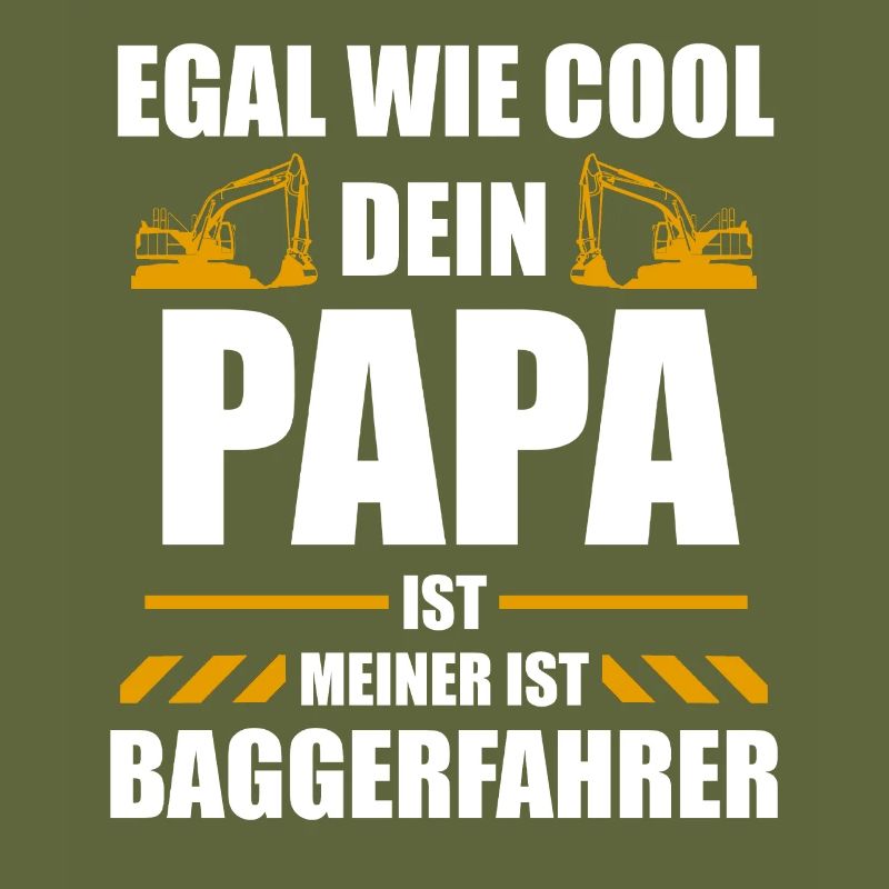Bagger Baggerfahrer Baustelle Geschenk