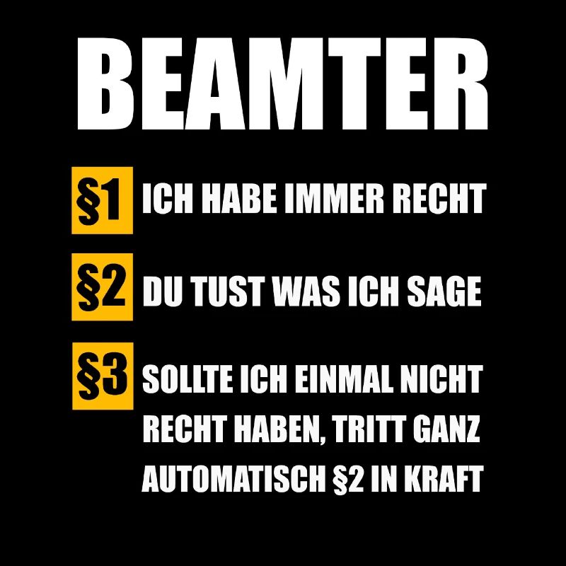 Beamter Beamte Beamtin Geschenk