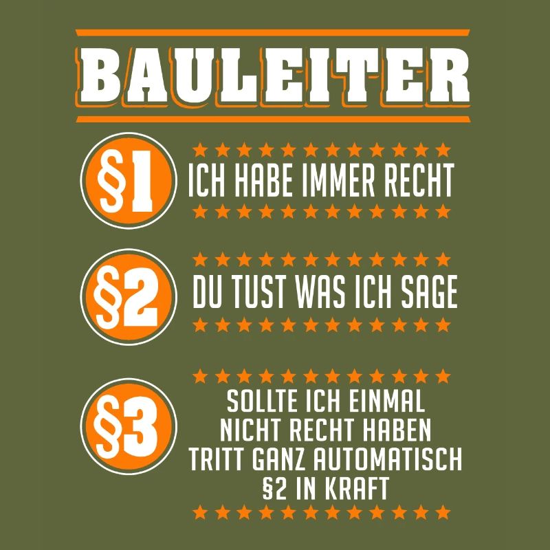 Bauleiter Baustelle Straßenbauer Geschenk
