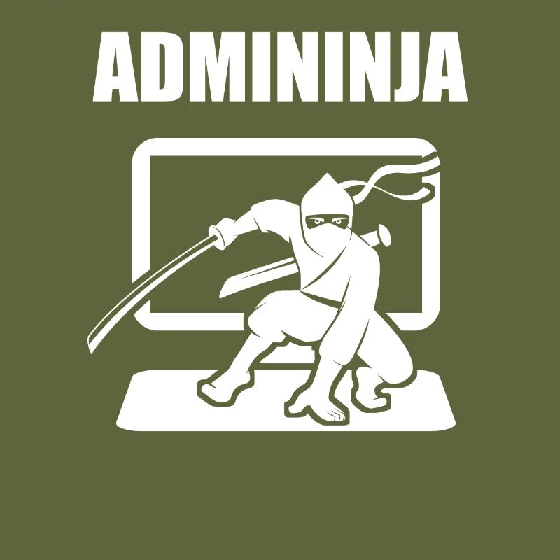 Admininja Admin Ninja Informatiker Lustig Geschenk
