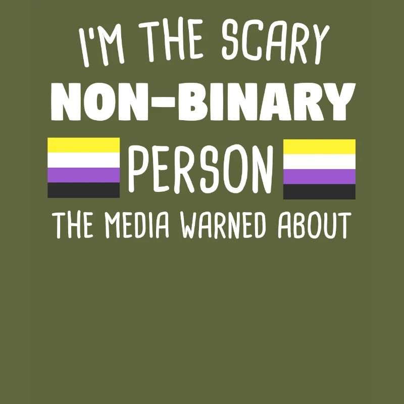 Non Binary Nicht-Gender Nicht-Binär Flag Geschenk