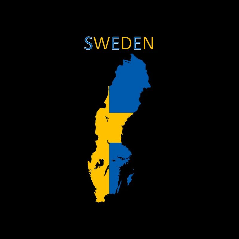 Drapeau de la Suède - Art Design