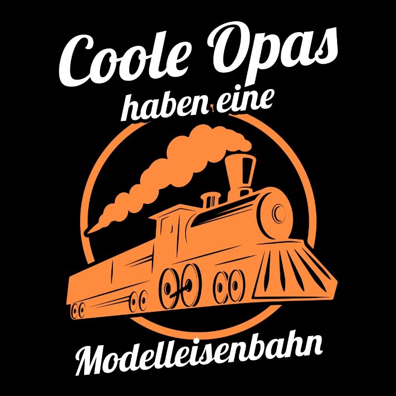 Modelleisenbahn Opa Zug Dampflok Geschenk