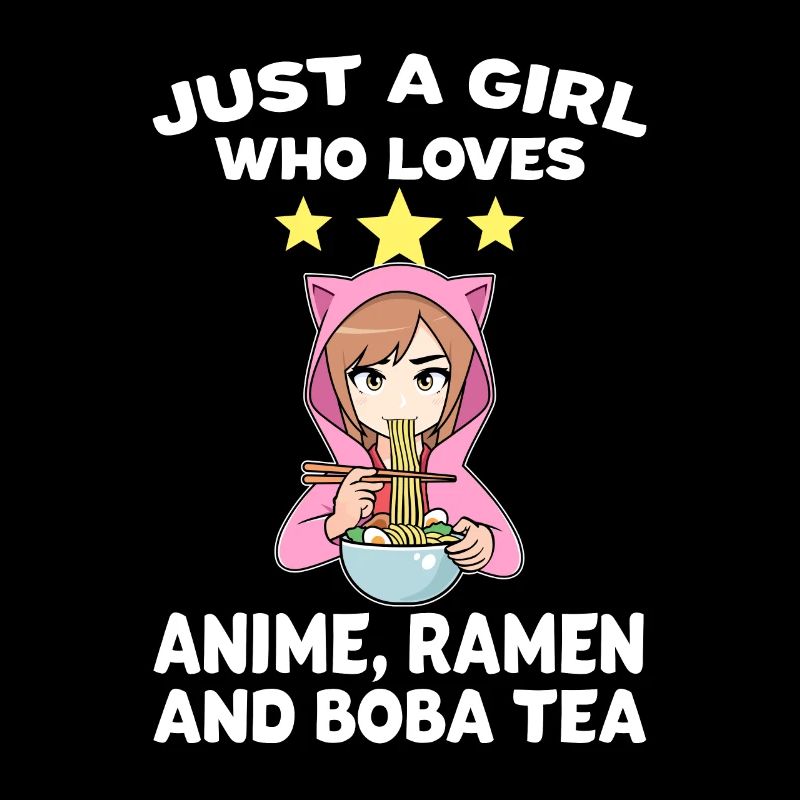 Anime Ramen Boba Tea Boba Tea Gift