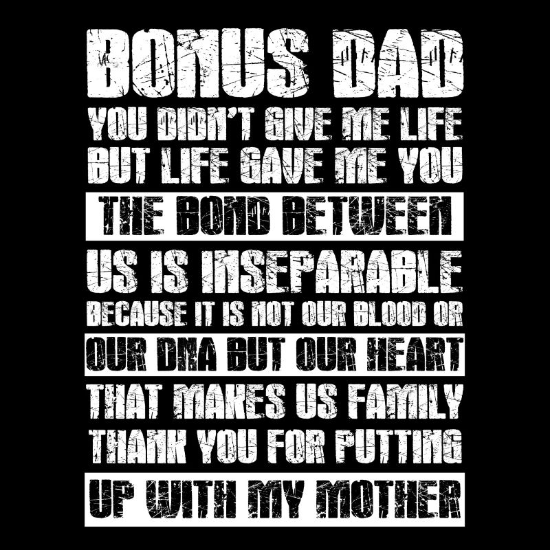 Bonus Papa Stiefvater Geschenk