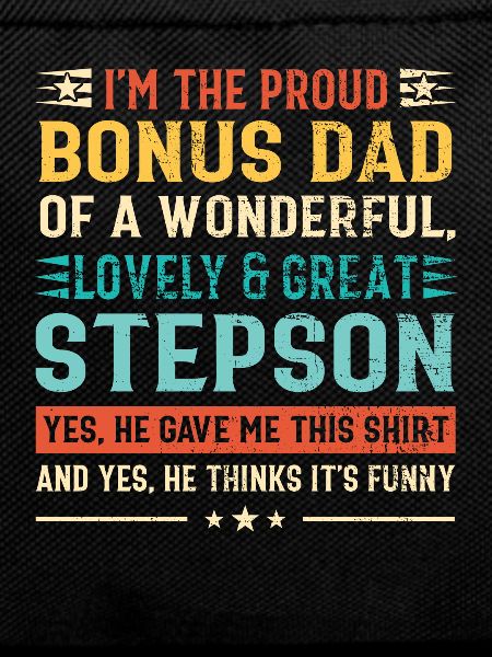 Bonus dad & stepson stepfather gift
