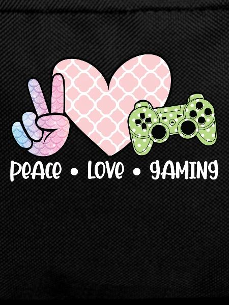 Peace Love Gaming Gamer Gift