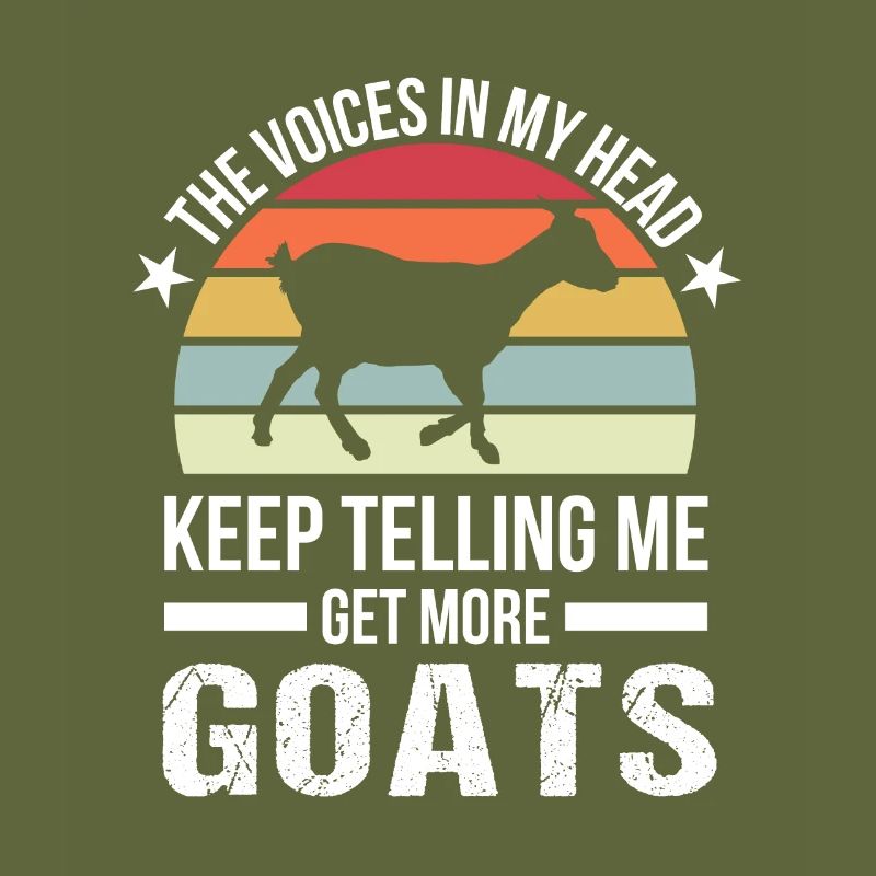 Goat Retro Goat Gift