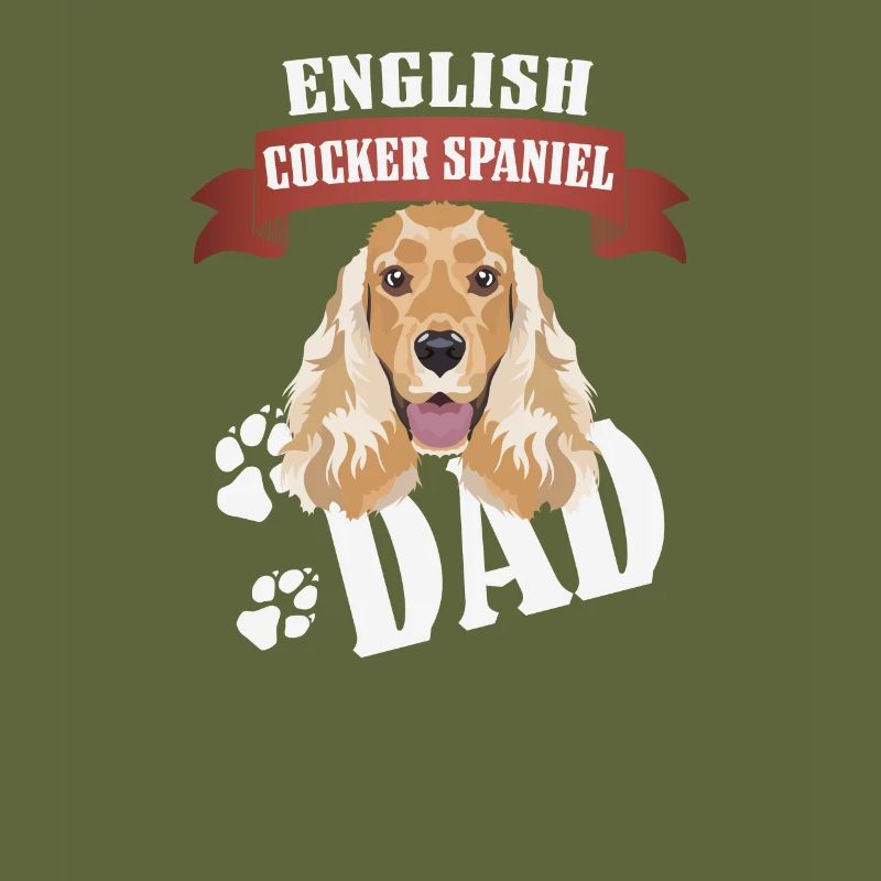 Deutsch Cocker Spaniel Dad, Dog Dad