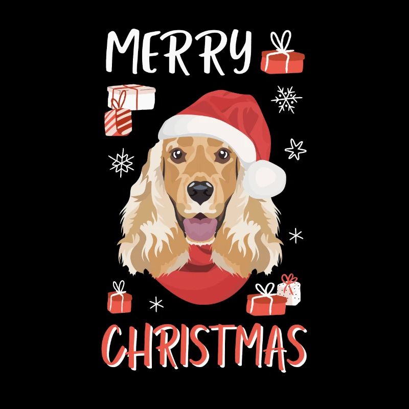 Deutsch Cocker Épagneul Noël