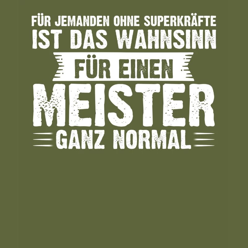 Meister Handwerker Bauarbeiter Geschenk