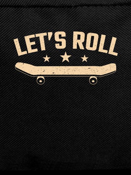 Skateboarder Let's Roll Skateboard