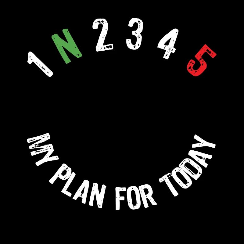 Motorcycle motif for bikers with slogan