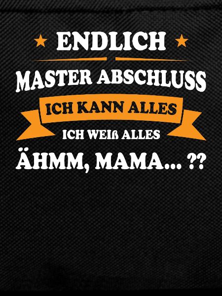 Master Abschluss Master-Abschluss Geschenk