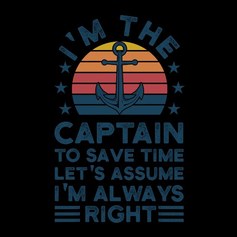 Captain Captains Boating Gift
