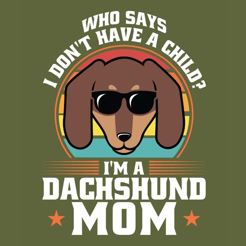 dackel Mama Dackel Haustiere Mutter Geschenk
