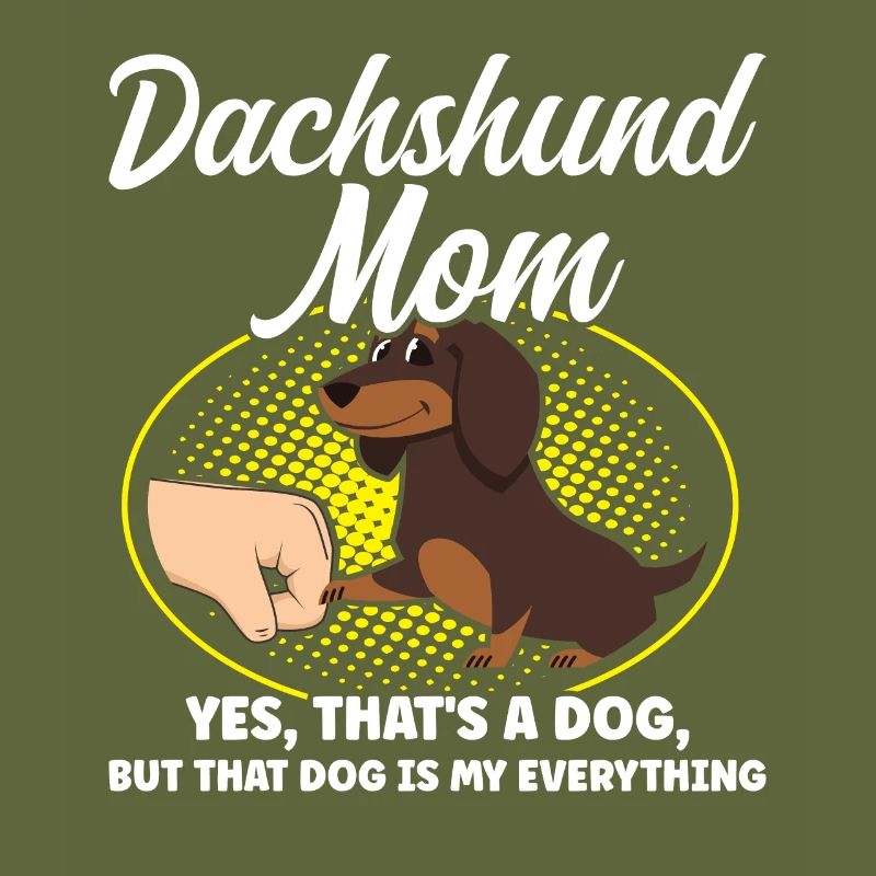 dackel Mama Dackel Haustiere Mutter Geschenk