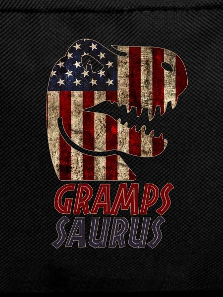 Patriotic Gramps Dinosaur