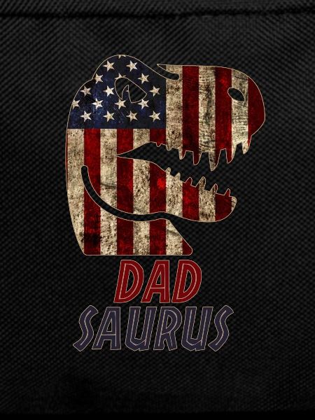 Patriotic Dad Dinosaur