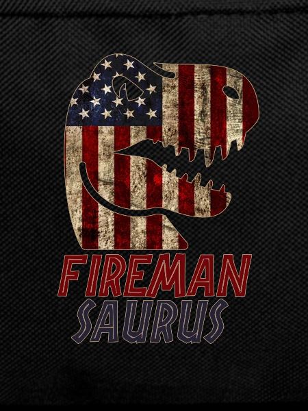 Patriotic Fireman Dinosaur