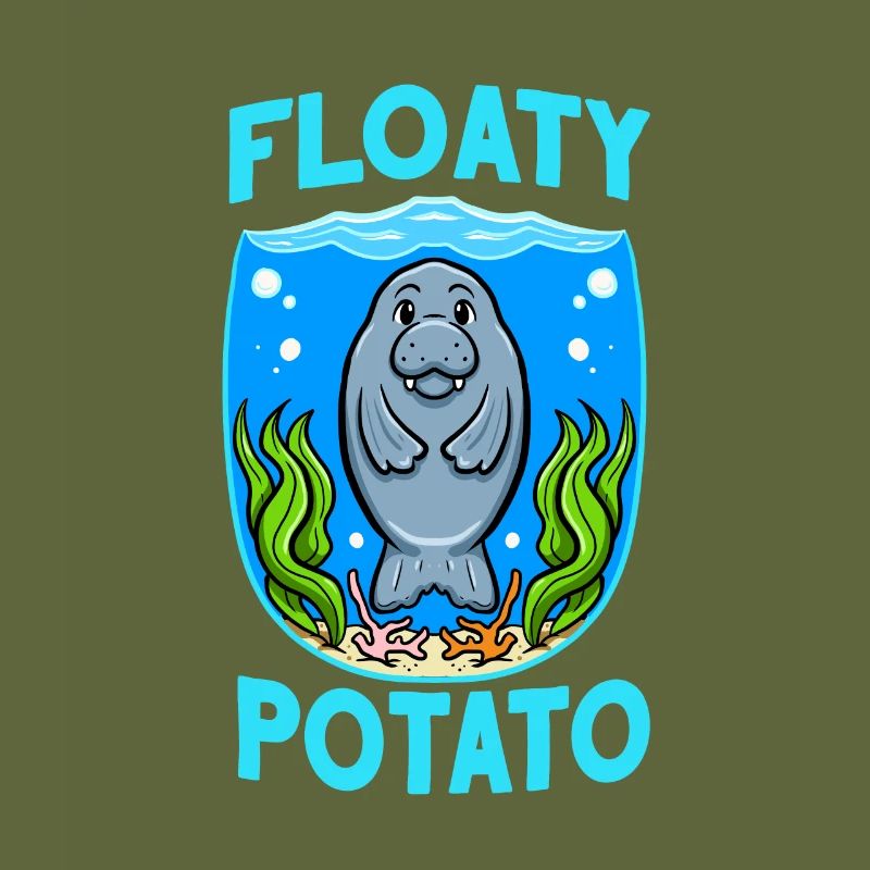 Manatees Sea Cow Floaty Potato Manatee