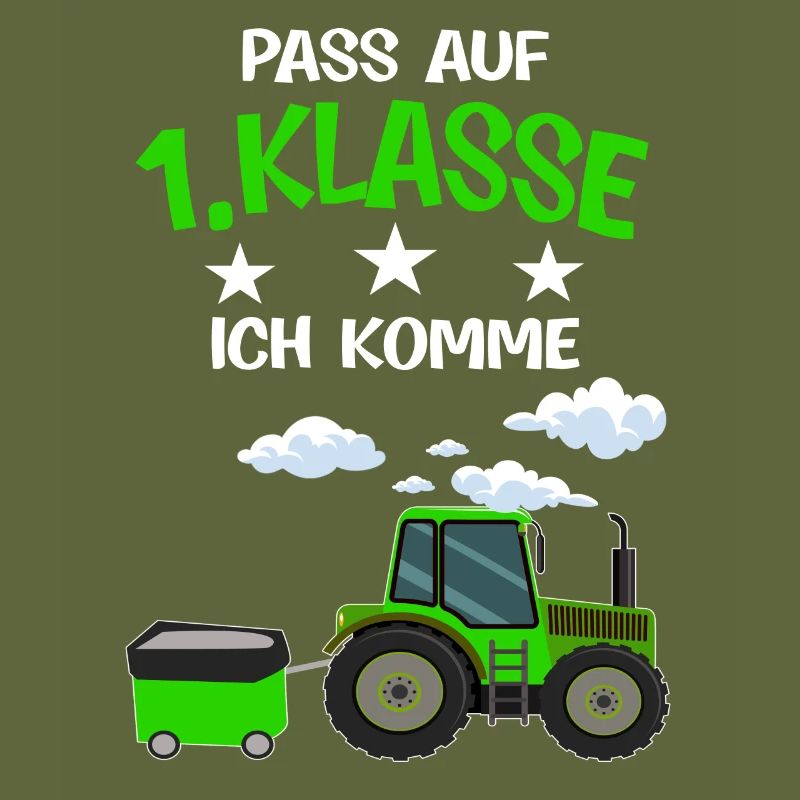 1.Klasse Traktor Schulstart Geschenk