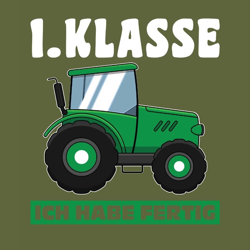 1.Klasse Traktor Schulanfänger Geschenk
