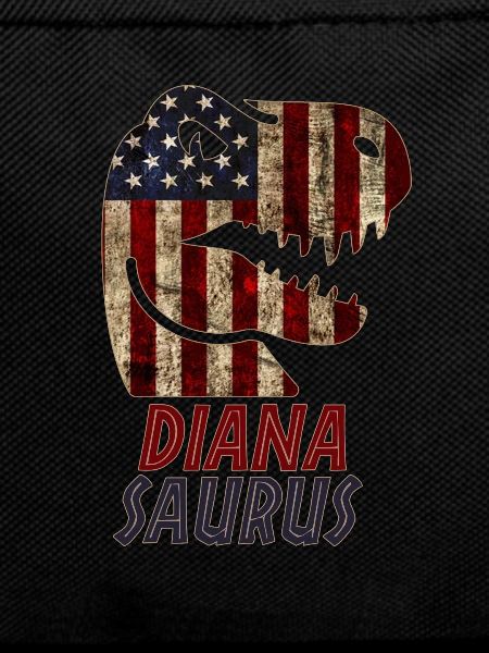 Patriotic Diana Dinosaur Dianasaurus