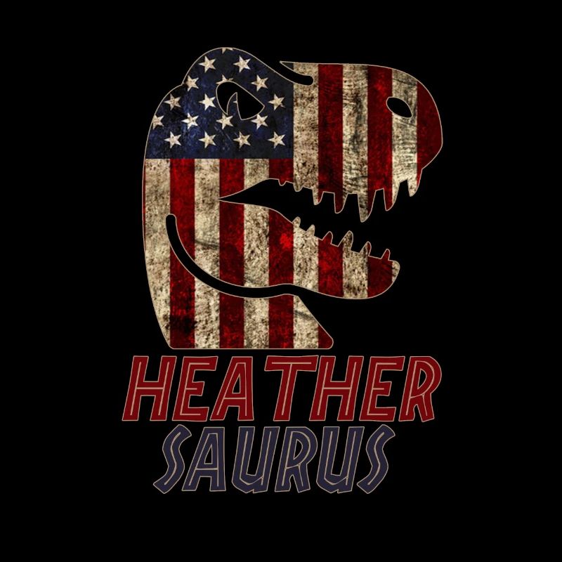 Patriotic Heather Dinosaur Heathersaurus