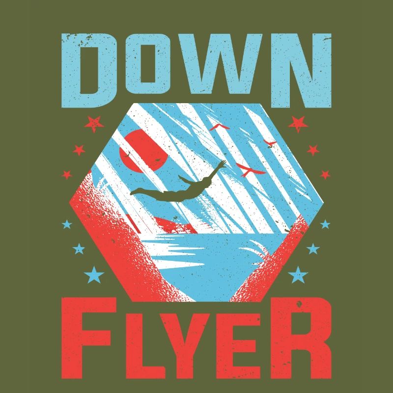 Down Flyer Cliff Jumping