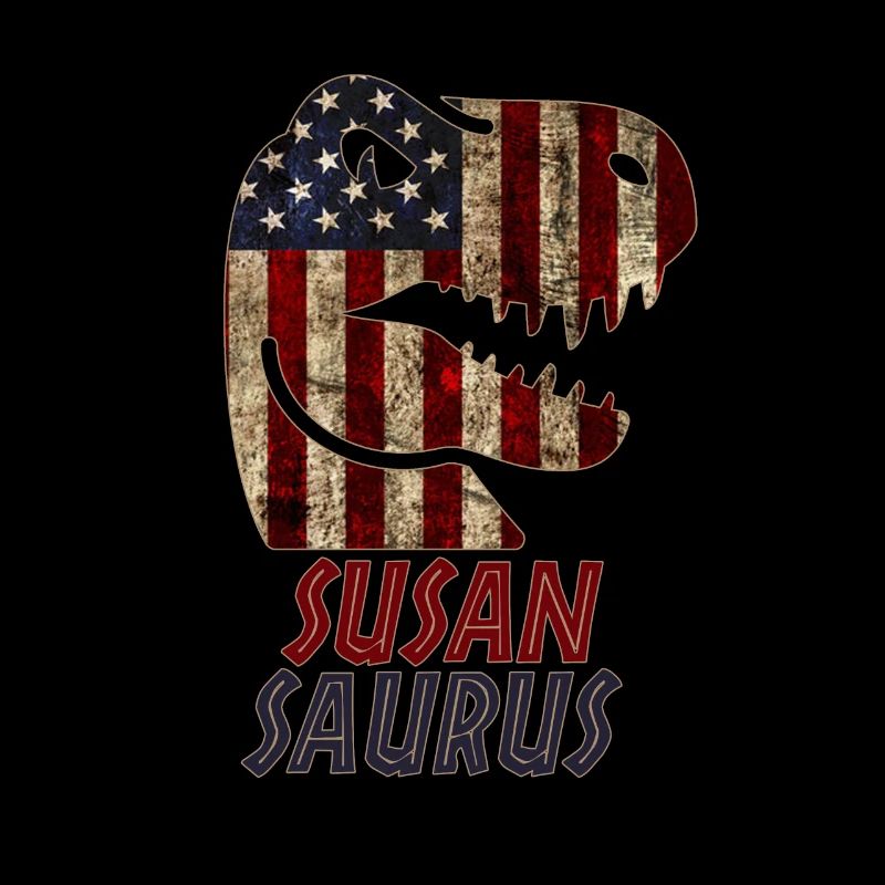 Patriotic Susan Dinosaur Susansaurus