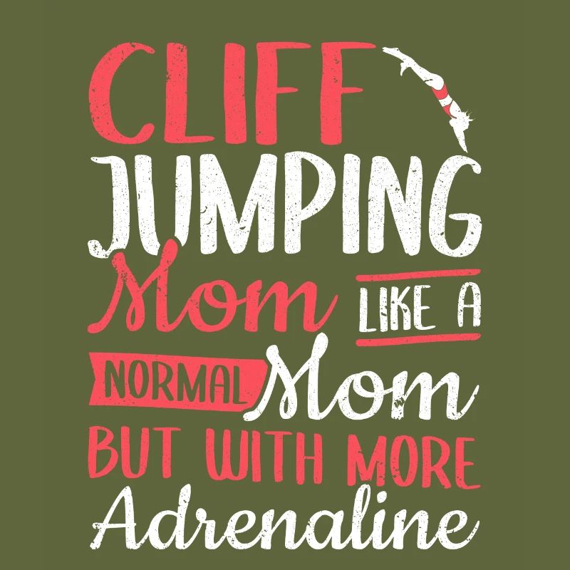 Cliff Jumping Mom With More Adrenaline Cliff Jump