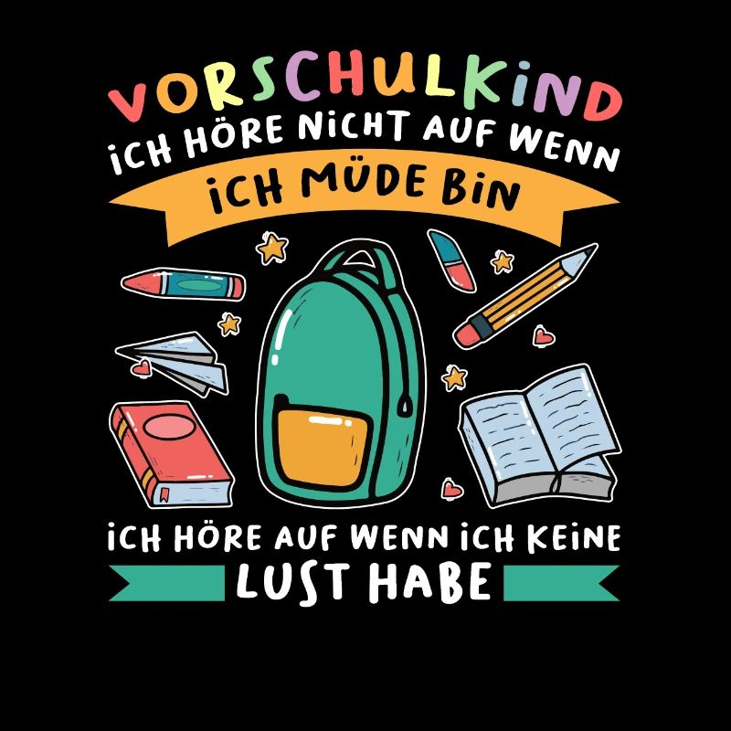 Vorschule Anfang Vorschulkind Geschenk