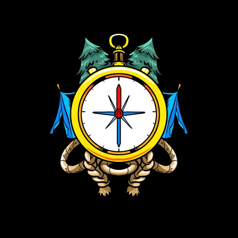 Compass Camp Campsite Camper Camping