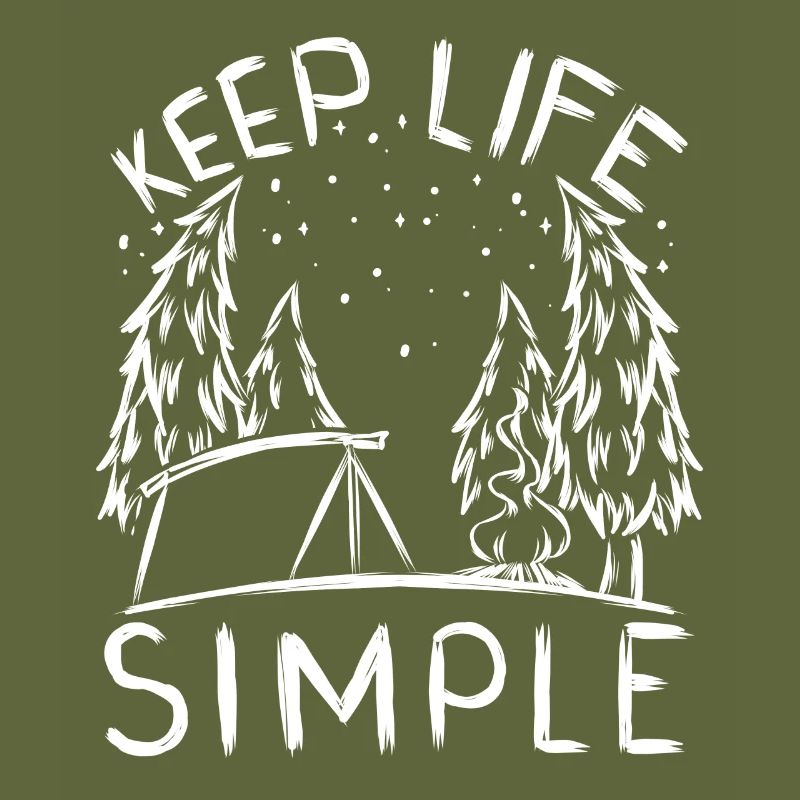 Camper Campingplatz Camp Keep Life Simple Camping