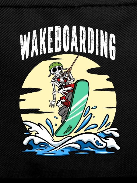 Wakeboarding Skeleton Wakeboarder Wakeboard