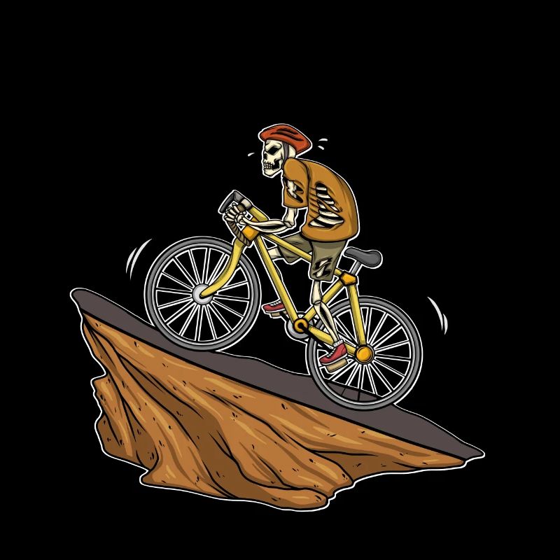 Cyclistes Cyclisme Vélo Squelette Vélo