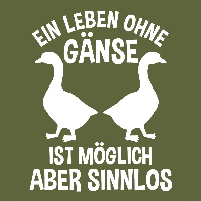 Gans Gänse Bauernhof Geschenk