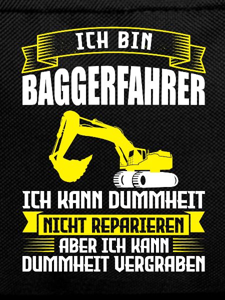 Baggerfahrer Job Bagger Geschenk