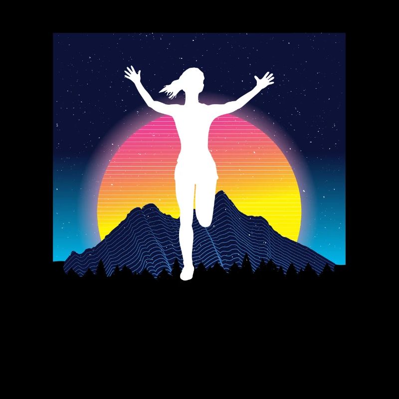 Vaporwave Synthwave Marathon, Trail Running