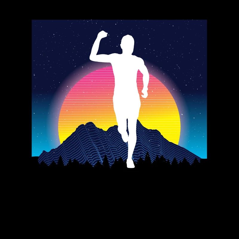 Vaporwave Synthwave Marathon, Trail Running