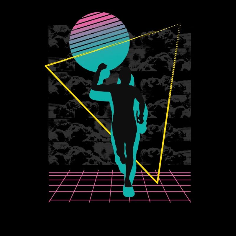 Vaporwave Synthwave Marathon, Trail Running