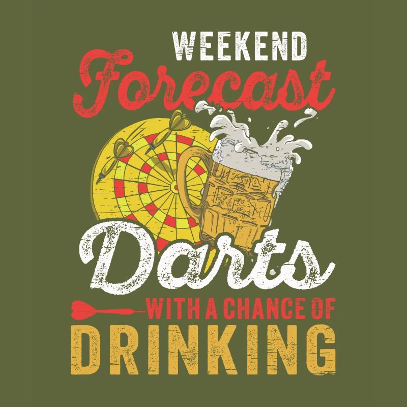 Dart Dartboard Weekend Forecast Darts Drinking