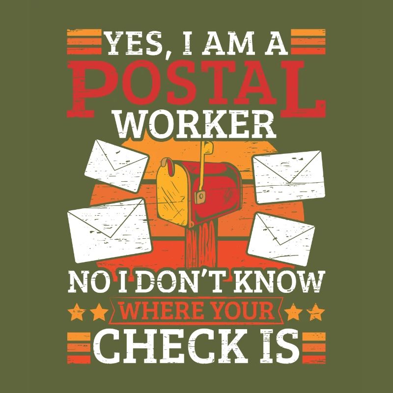 Postbote Ja, ich bin ein Postangestellter